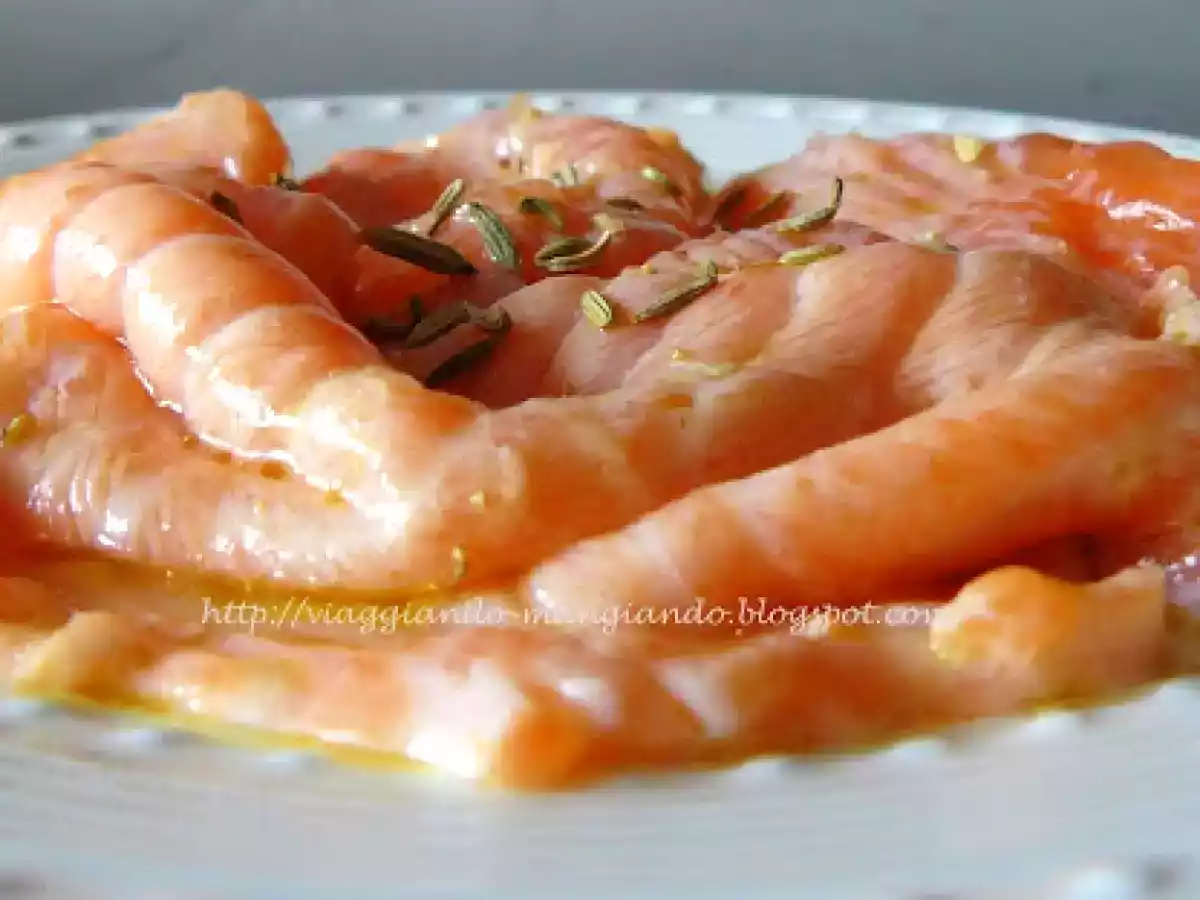 CARPACCIO DI SALMONE MARINATO - foto 2