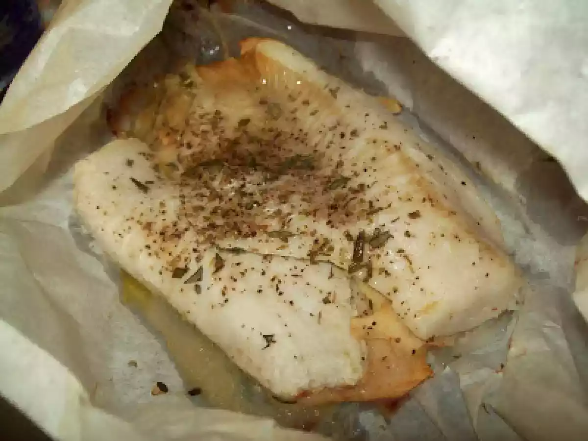 CARTOCCIO DI PESCE E MELA