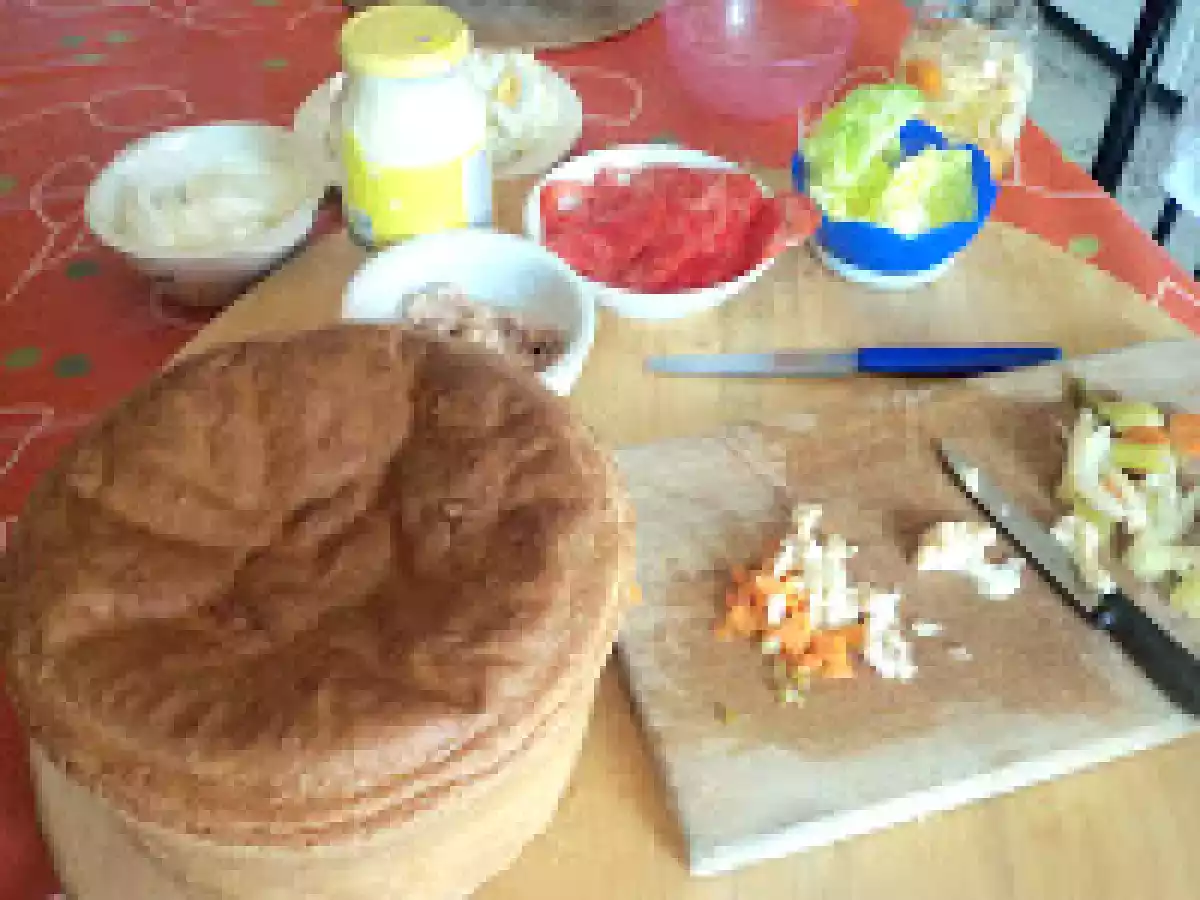 Casatiello in pan brioches