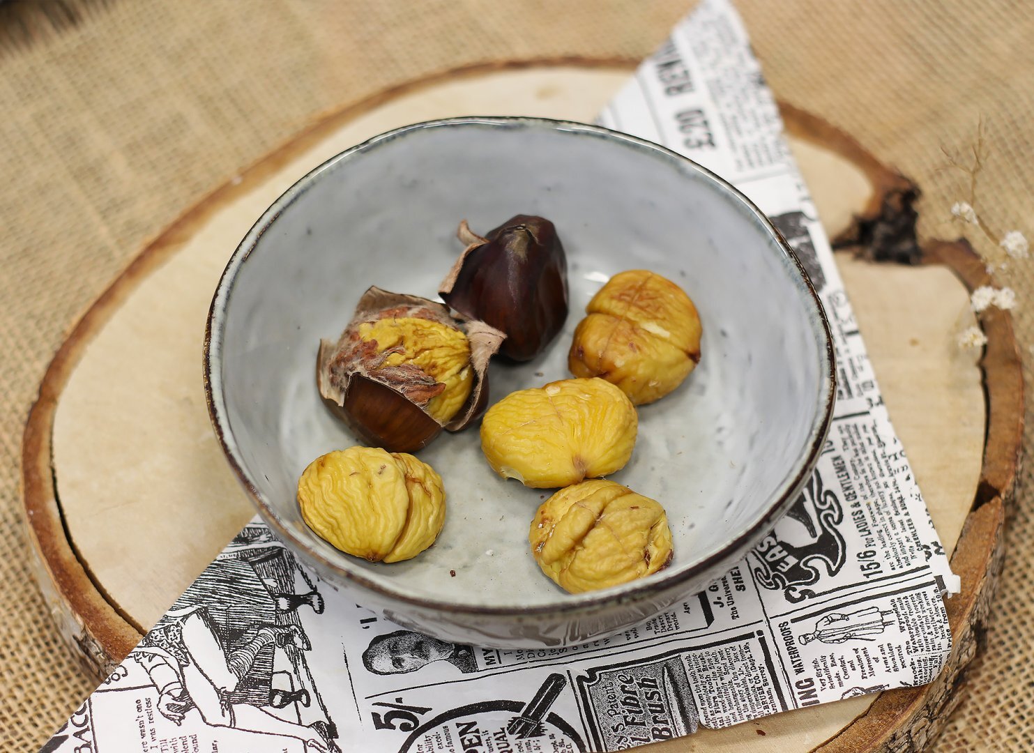come si fanno le castagne al forno
