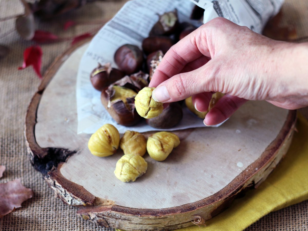 Castagne in friggitrice ad aria - foto 2