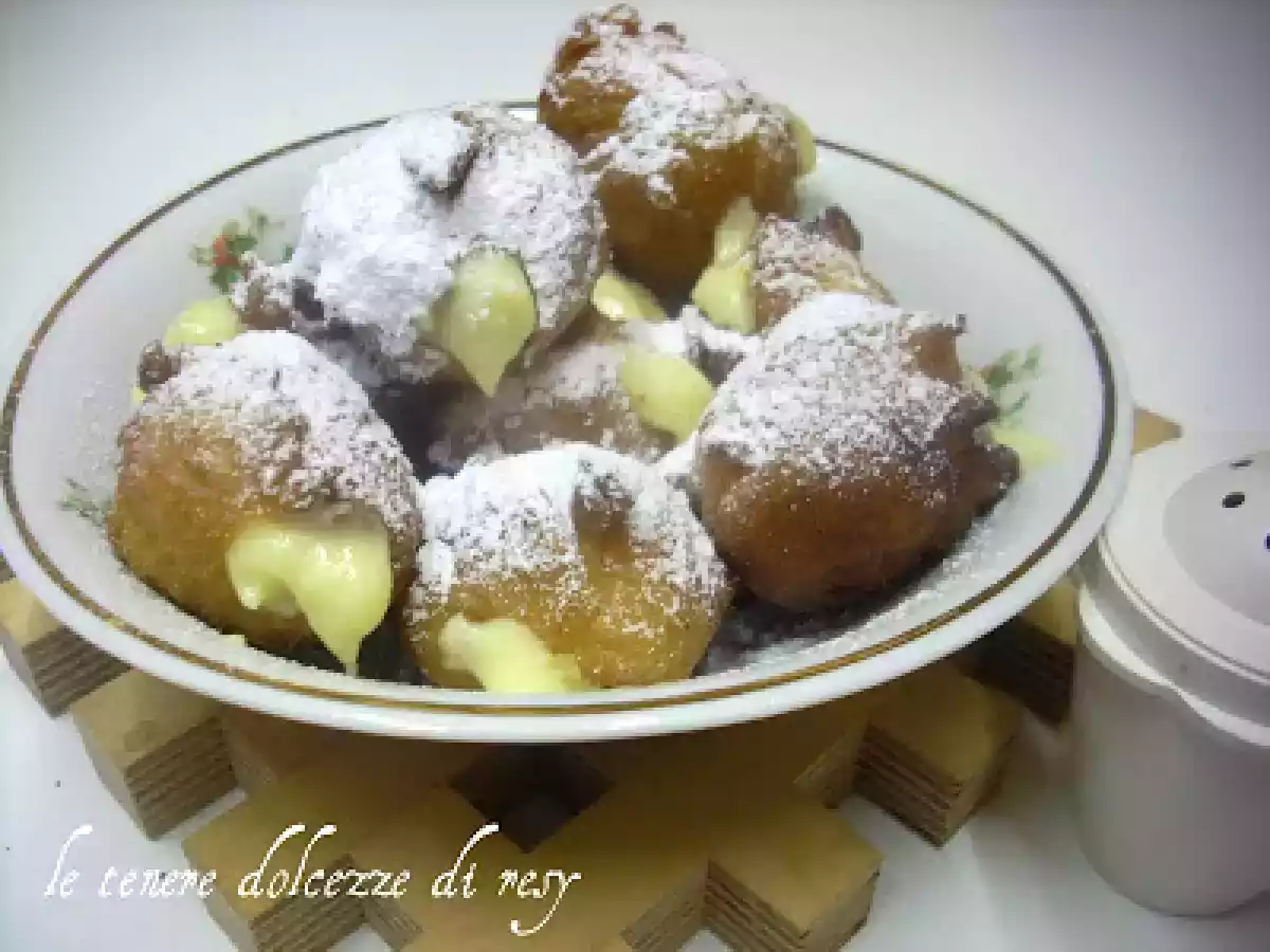 Castagnole ripiene di crema pasticcera - foto 2