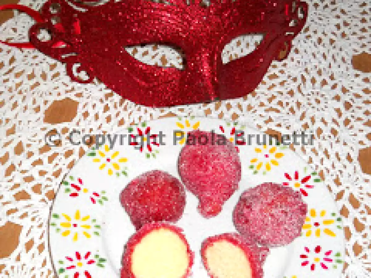 Castagnole veloci da fare: rosse da vedere e bianche da mangiare... - foto 2