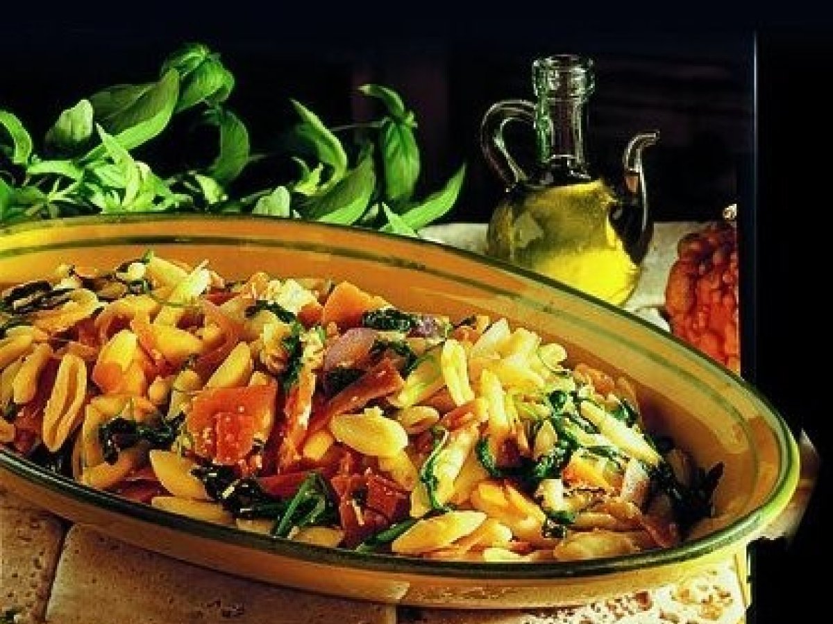 Cavatelli con rucola e zucca
