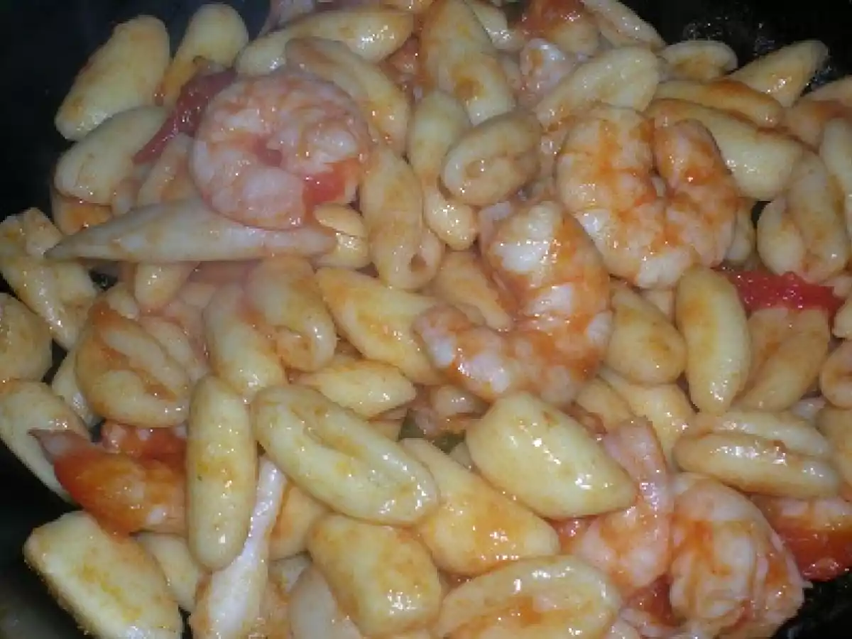 Cavatelli Gamberi e Seppie
