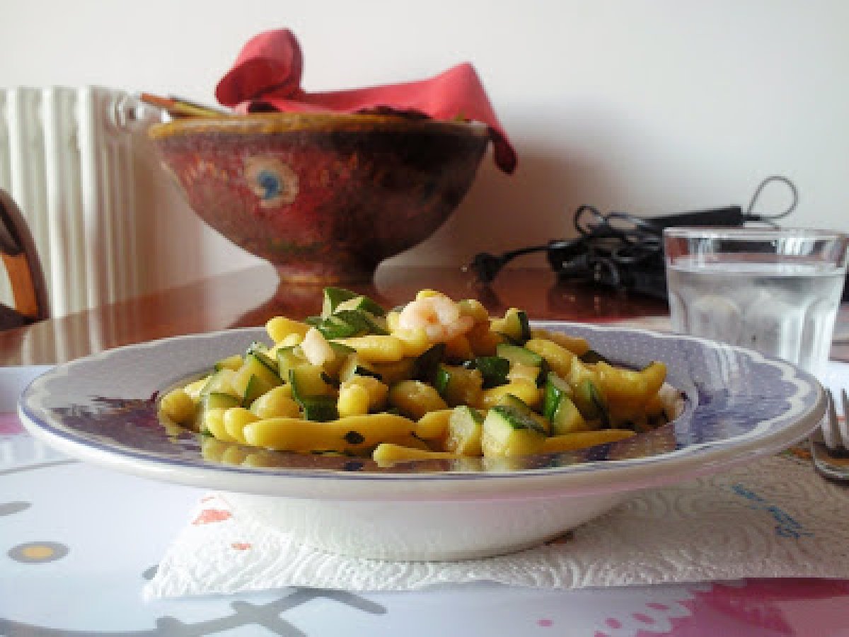 Cavatelli Gialli alle Zucchine Aromatiche