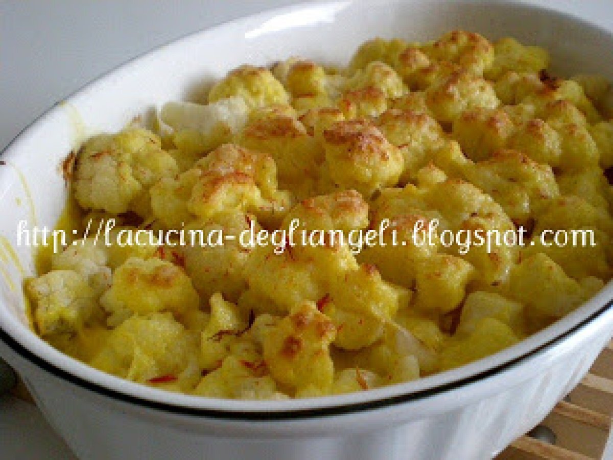 Cavolfiore gratinato allo zafferano - foto 2