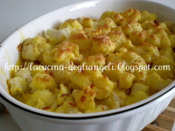 Cavolfiore gratinato allo zafferano, foto 2