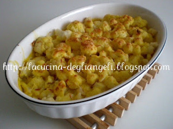 Cavolfiore gratinato allo zafferano, foto 3