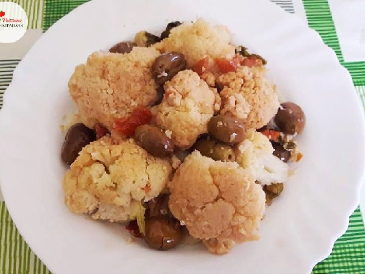 Cavolfiore Stufato con le Olive
