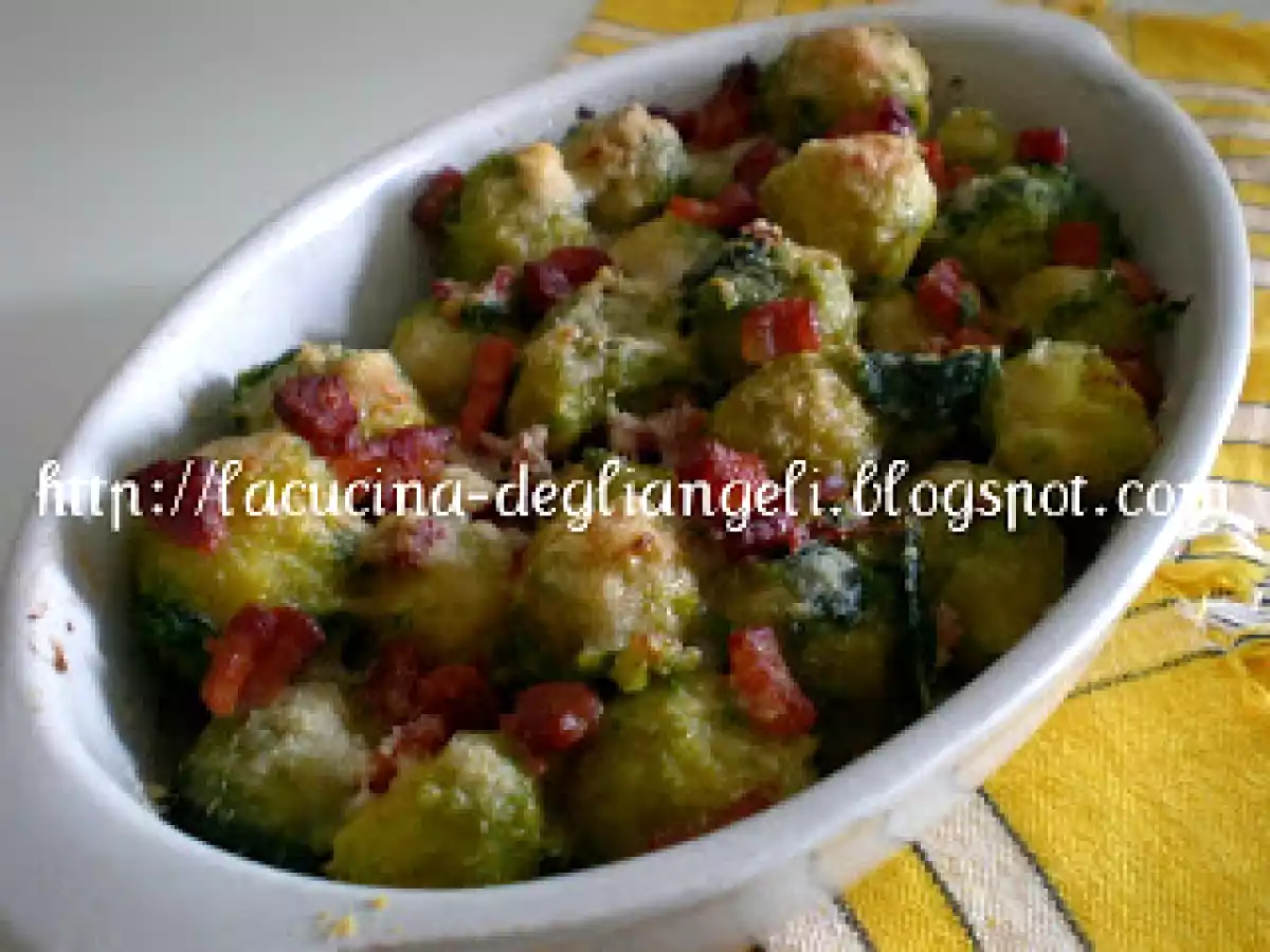 Cavolini di Bruxelles al forno con la pancetta croccante - foto 2