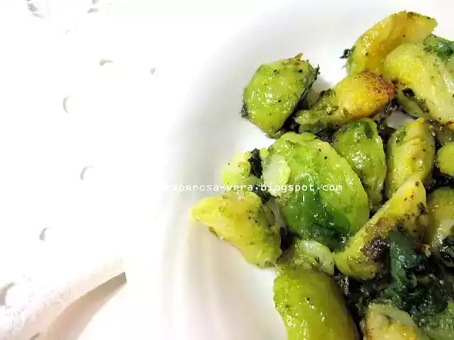 Cavolini di bruxelles saltati in padella