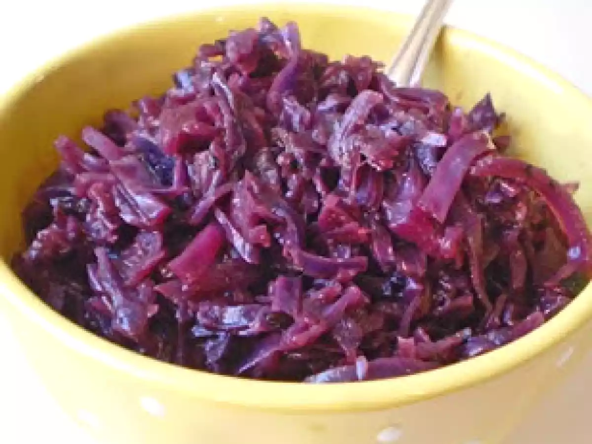 Cavolo cappuccio rosso caramellato