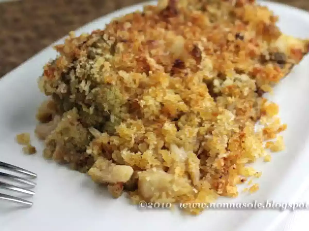 Cavolo romano e siciliano gratinati