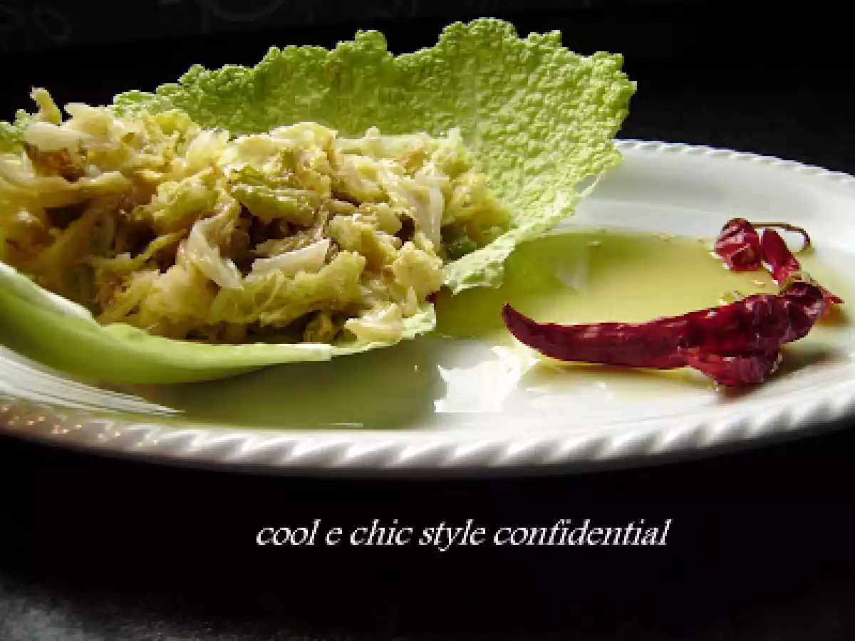 Cavolo Verzotto per contorno