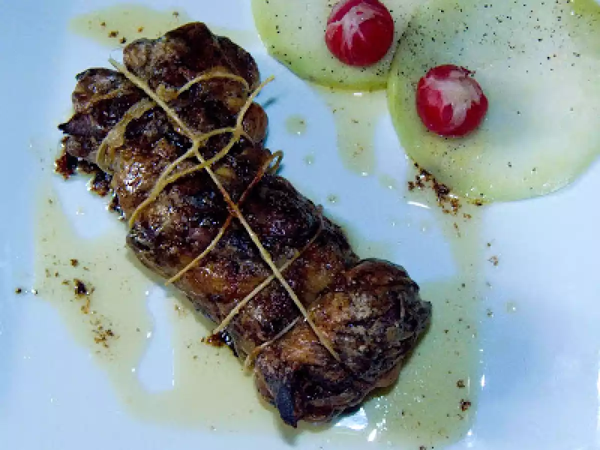 Cazzmarr, Involtino di Interiora Capretto o Agnello