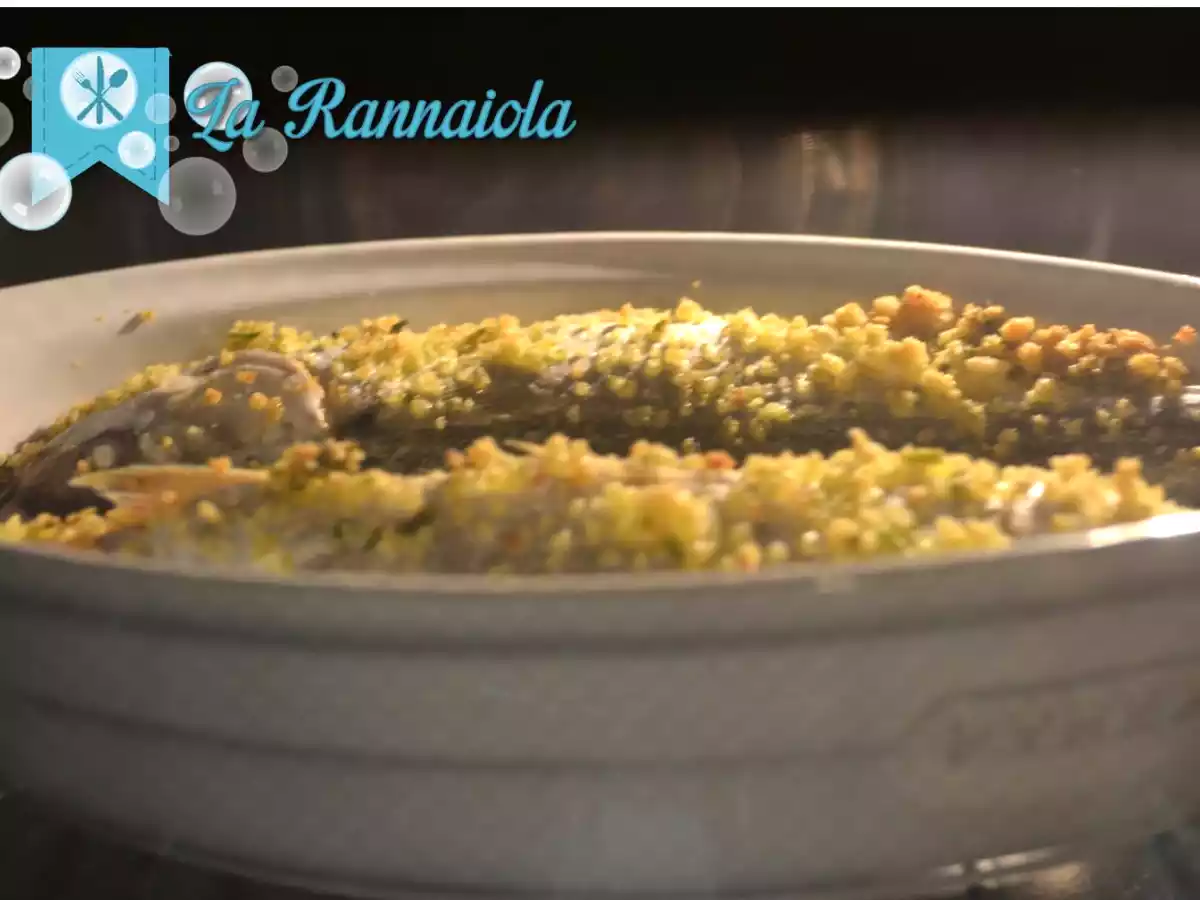 Cefalo al forno con panure (ottima ricetta per tutto il pesce povero !)