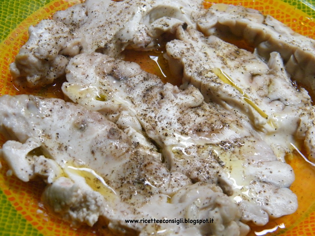 CERVELLO DI VITELLO BOLLITO