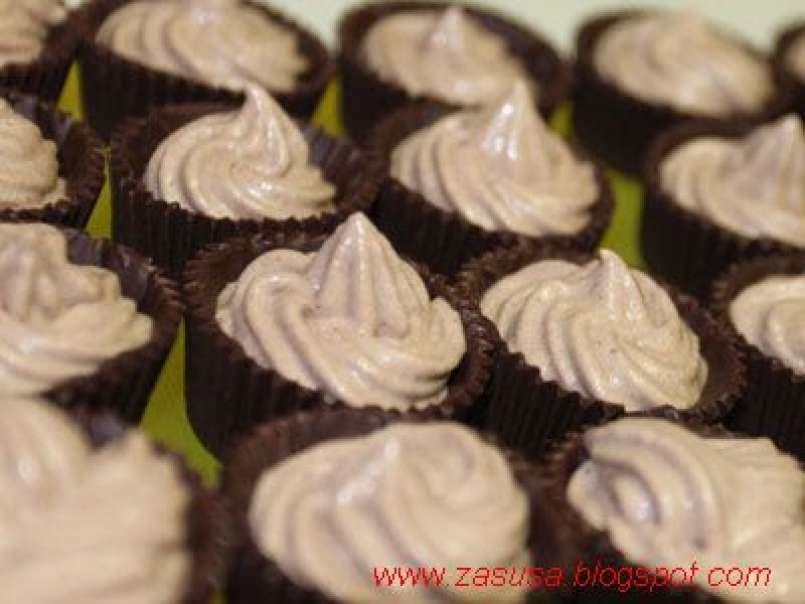 Cestini di cioccolato con mousse al mascarpone, foto 1