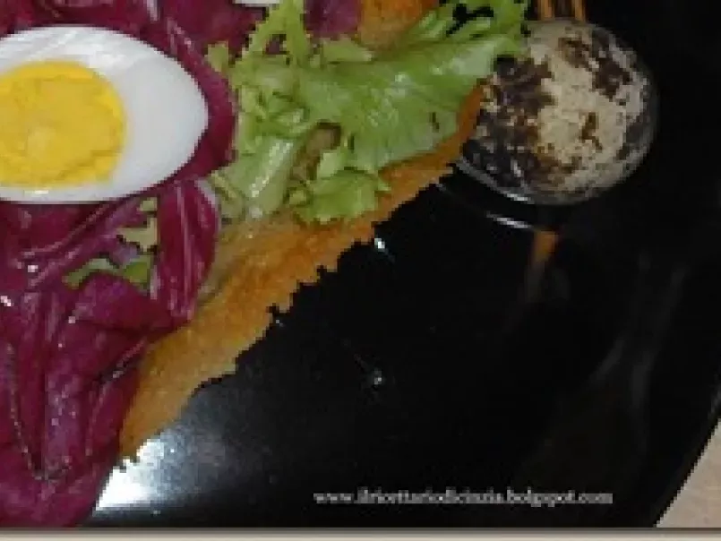 Cestini di Parmigiano con uova di quaglia - foto 2