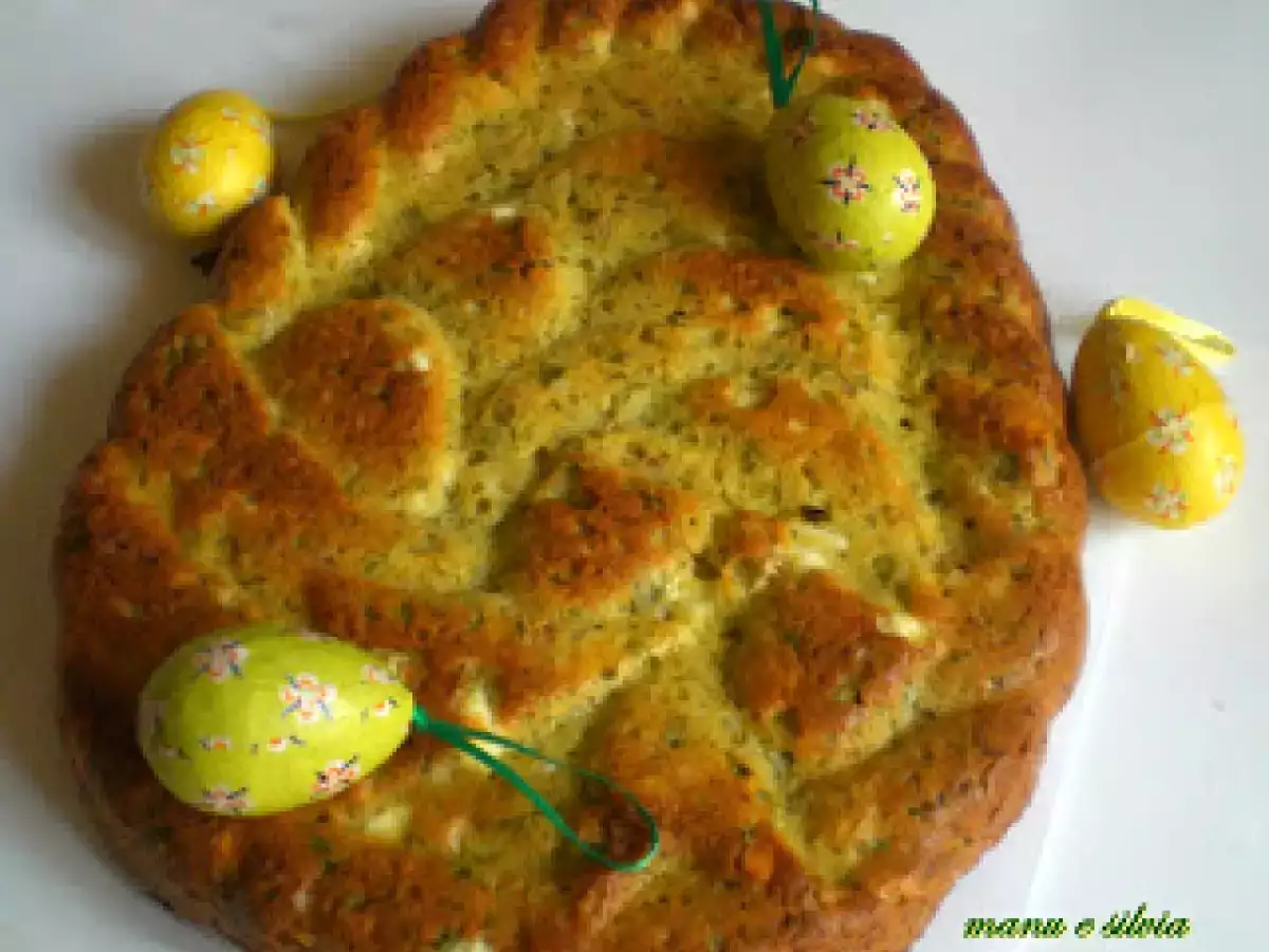 Cestino al pesto di fagiolini e feta