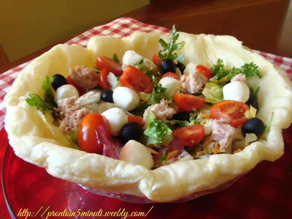 Cestino Croccante d'Insalata