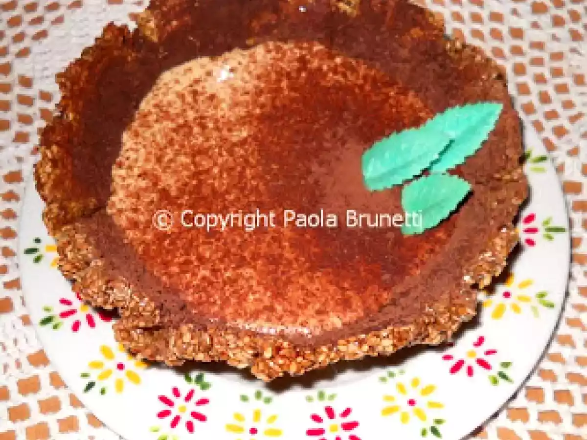 Cestino di croccante al sesamo con crema di yogurt greco e caffé - foto 2