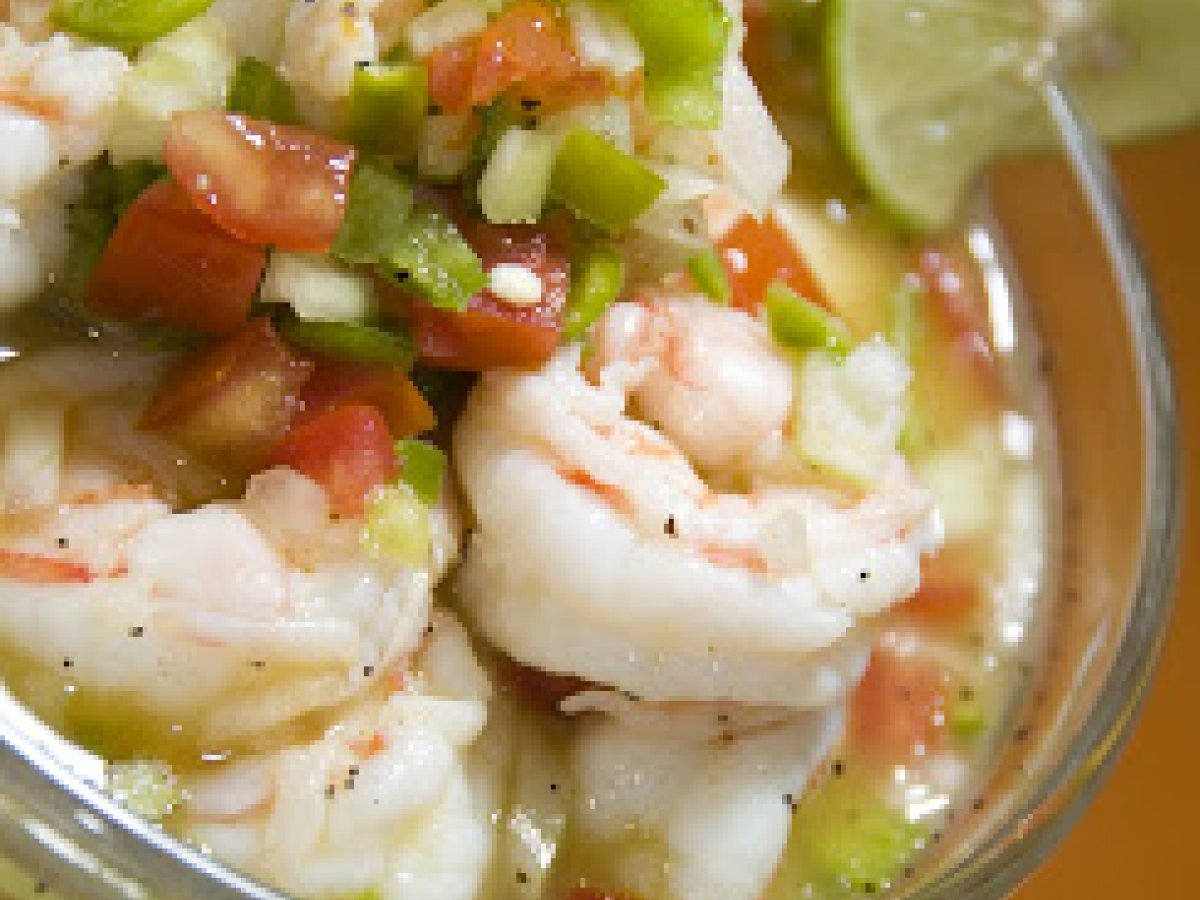 Ceviche nobu style e Insalata rustica