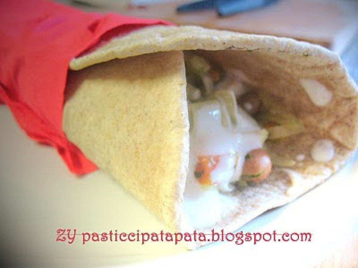 Chapati-roll ripieno - foto 2