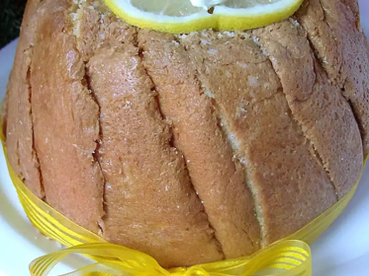 Charlotte di pandoro al limone