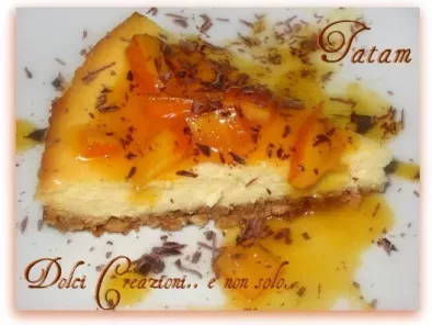 Cheese Cake al limone con salsa di arance e cioccolato - foto 2