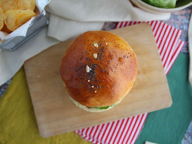 Cheeseburger con pancetta e cipolla - foto 4