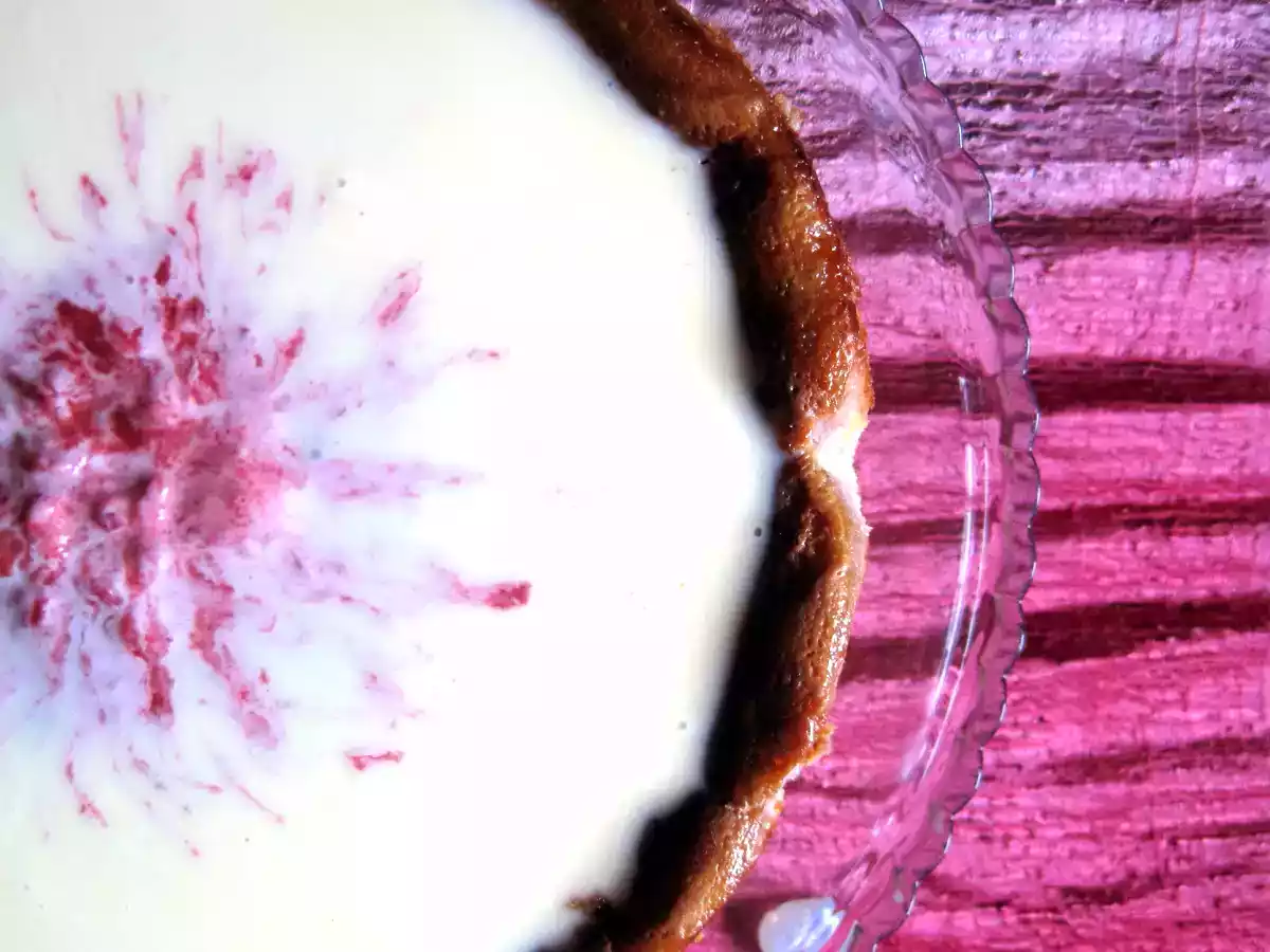 Cheesecake al cioccolato bianco e lamponi - foto 3