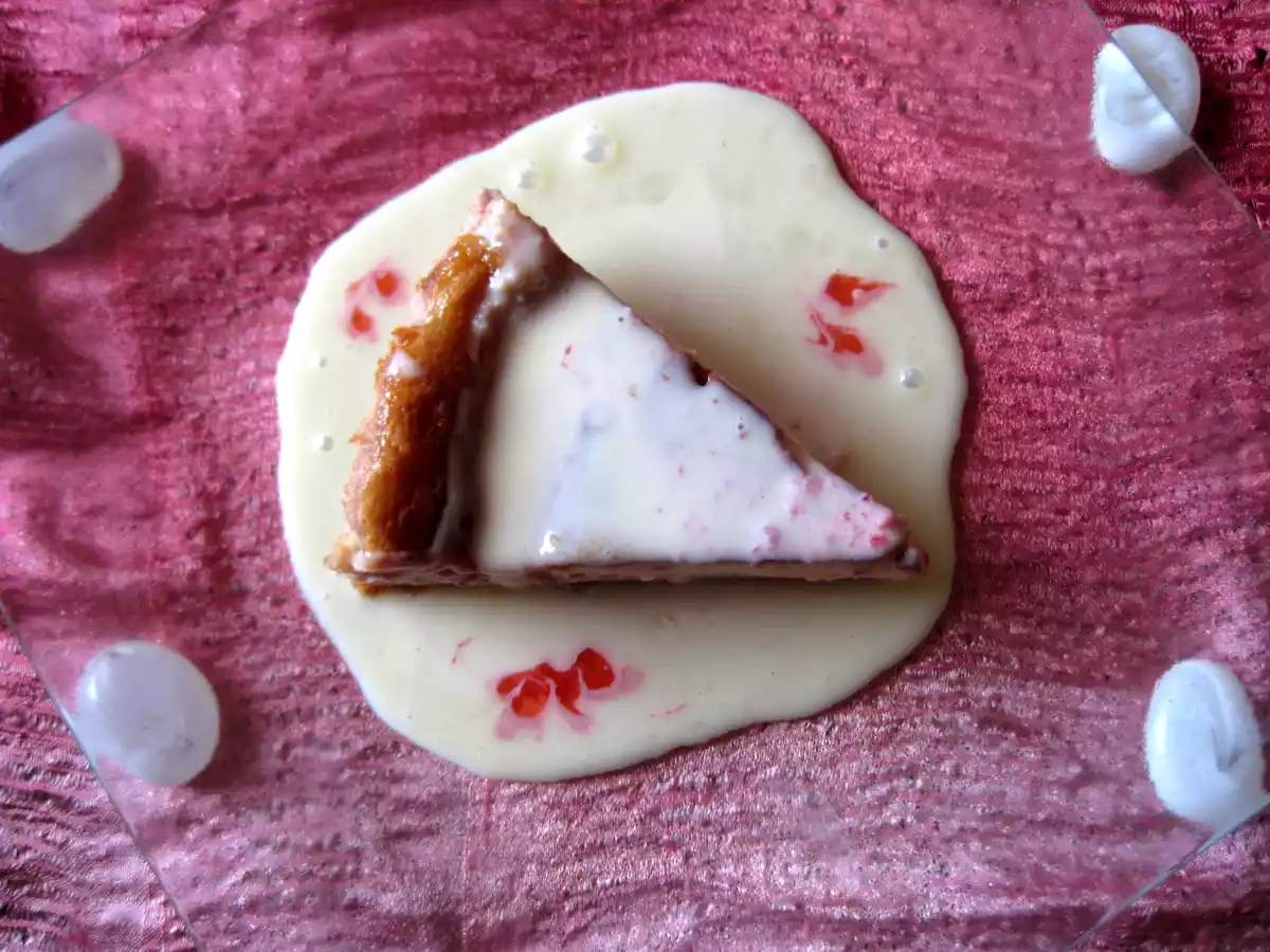 Cheesecake al cioccolato bianco e lamponi - foto 6