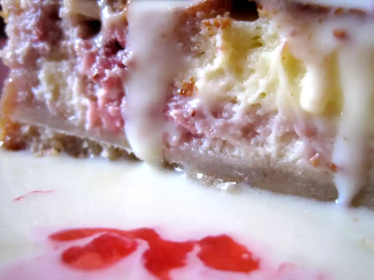 Cheesecake al cioccolato bianco e lamponi - foto 8