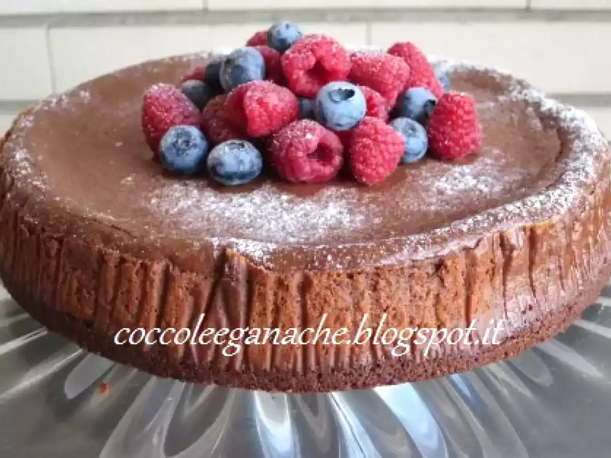Cheesecake al cioccolato (cotta al forno)