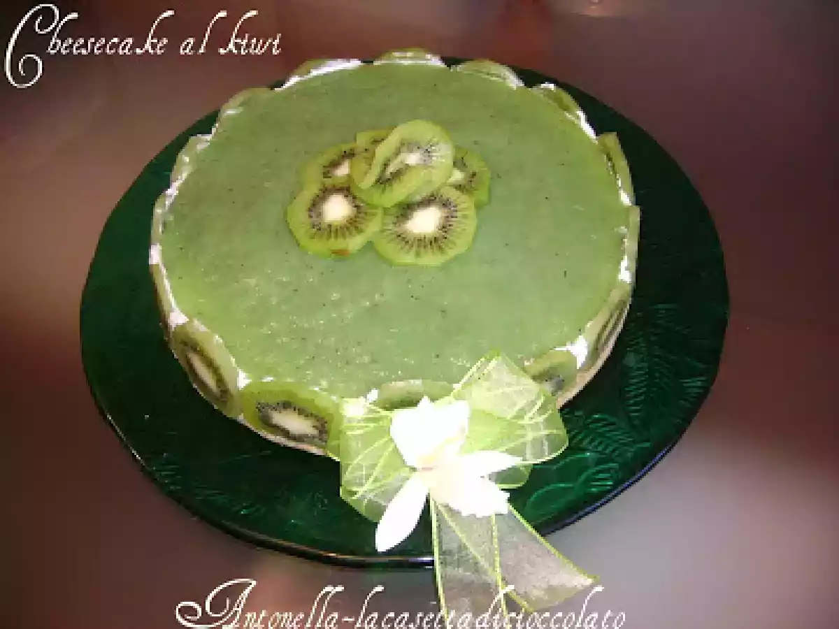 Cheesecake al kiwi