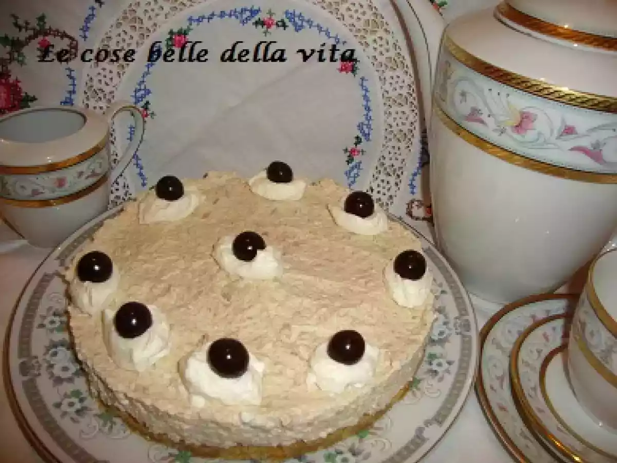 Cheesecake al mascarpone e caffe