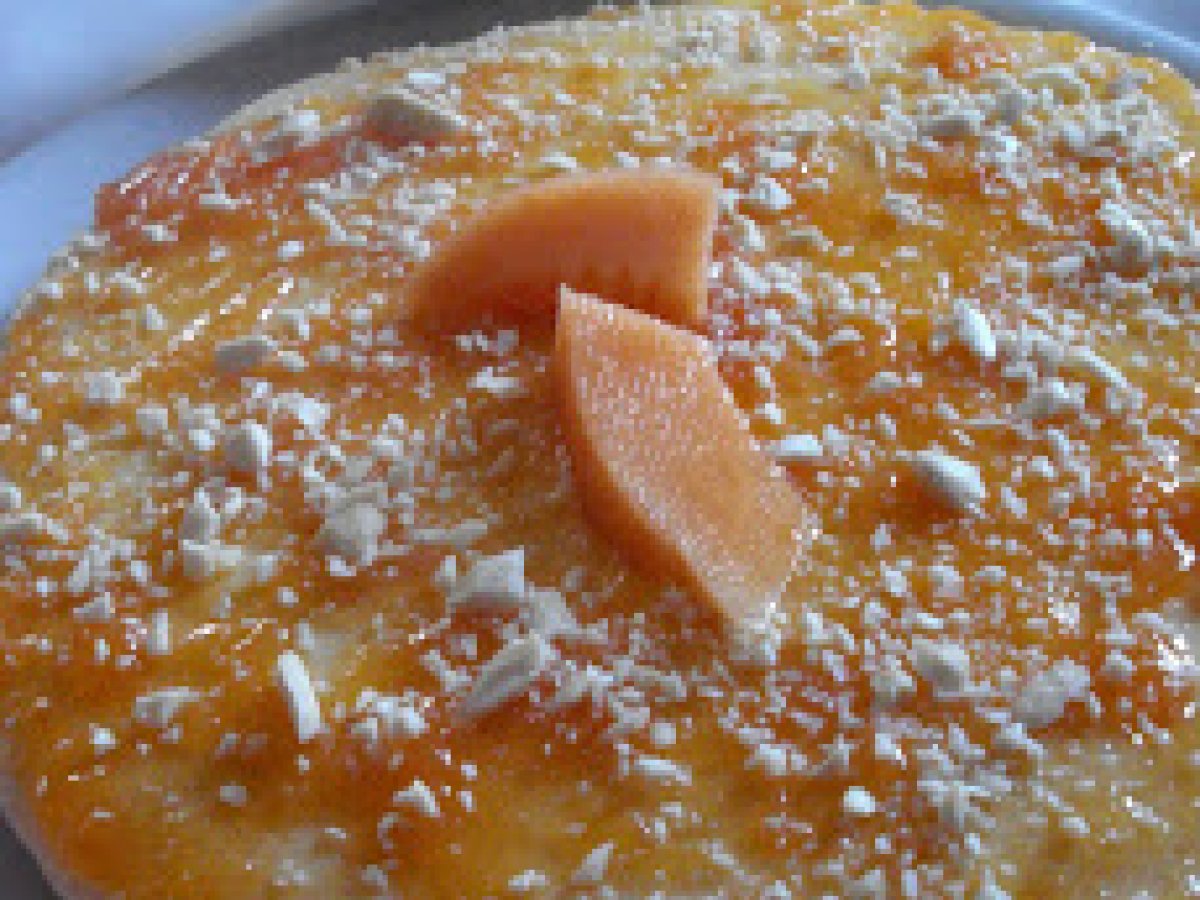 Cheesecake al melone e mandorle, foto 2