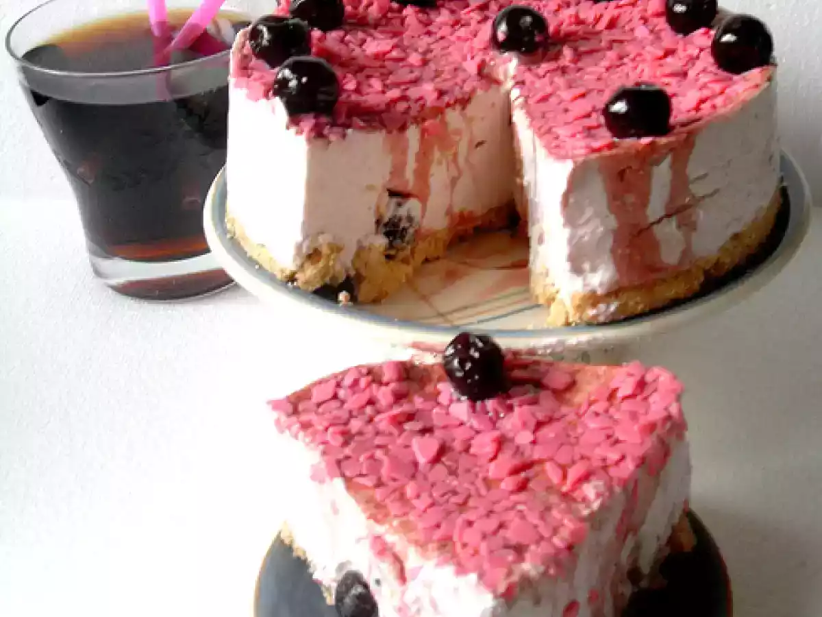 Cheesecake all'amarena