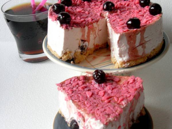 Cheesecake all'amarena