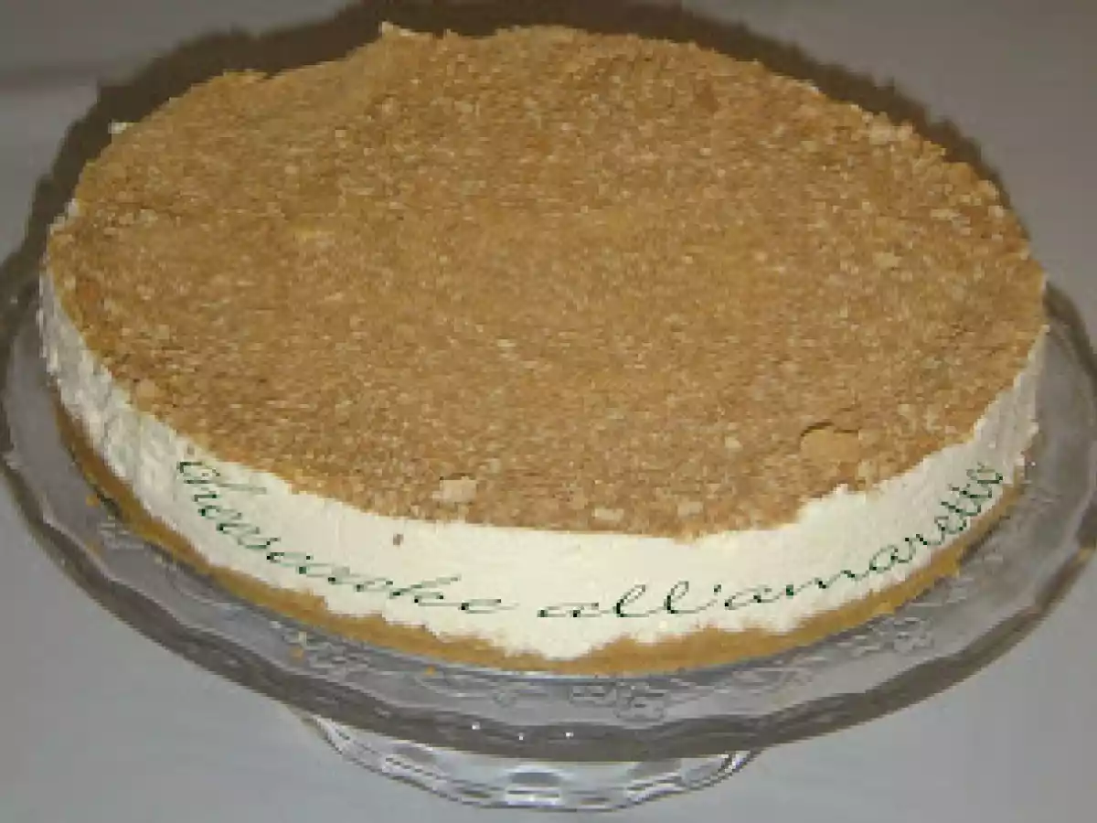 Cheesecake all'amaretto