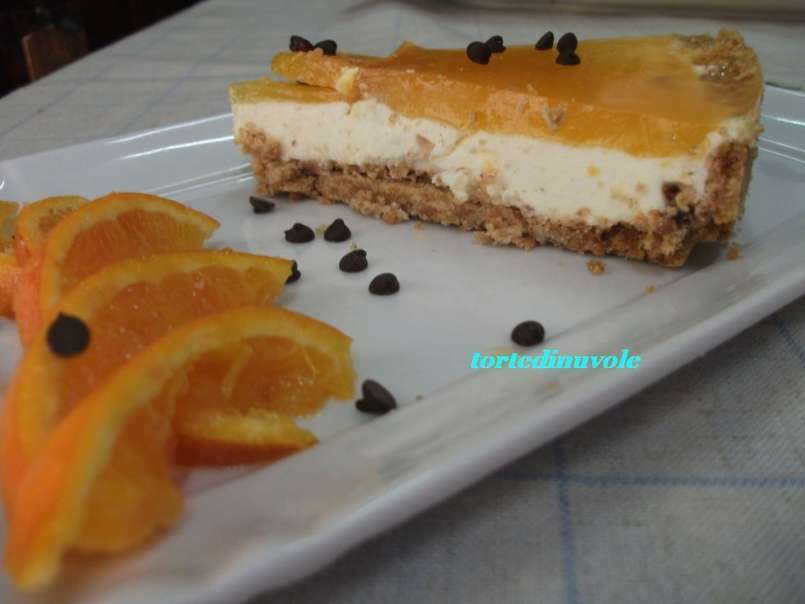 Cheesecake all'arancia e cioccolato - foto 2