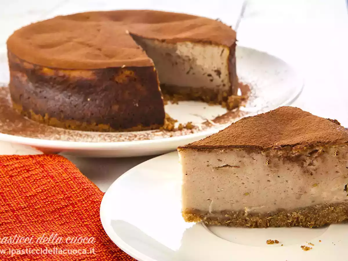 Cheesecake alla crema di marroni