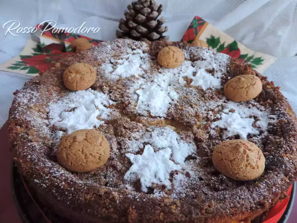 Cheesecake alla zucca e amaretti