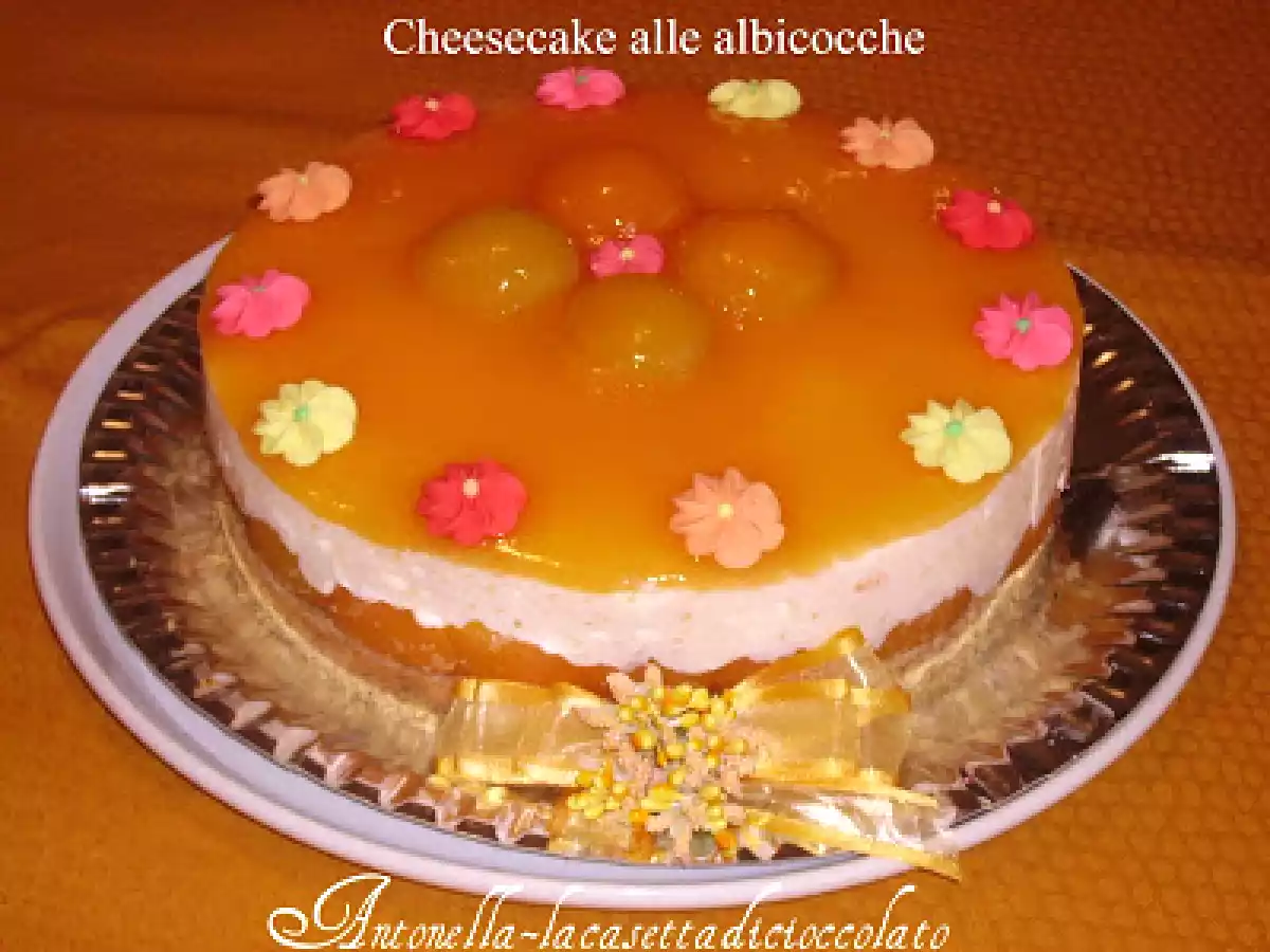 Cheesecake alle albicocche