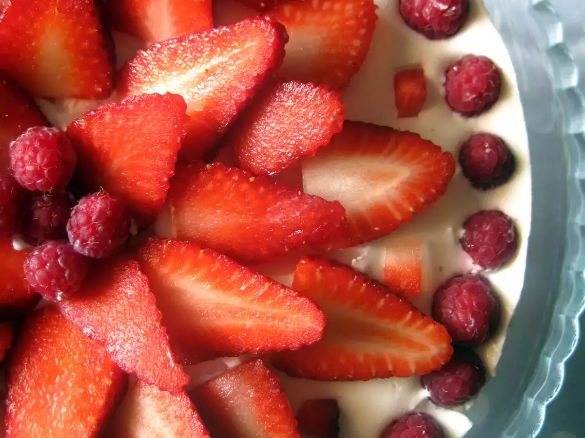 Cheesecake allo yogurt greco, vaniglia e frutti rossi - foto 4