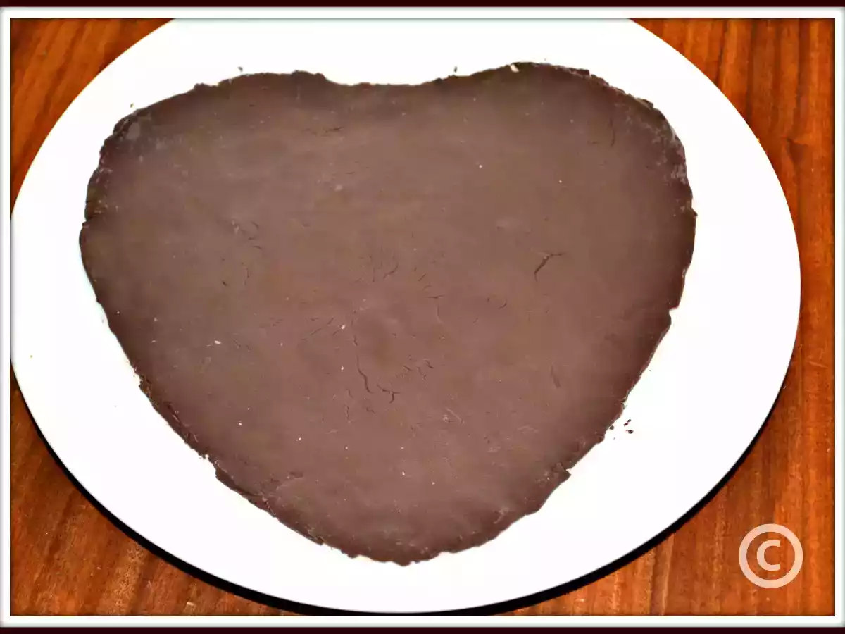 Cheesecake Bounty con cuore di cioccolato fondente - foto 6