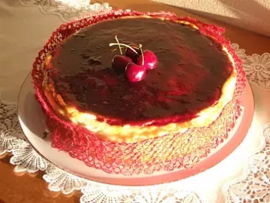 Cheesecake con cuore alle ciliegie di Salvatore Deriso