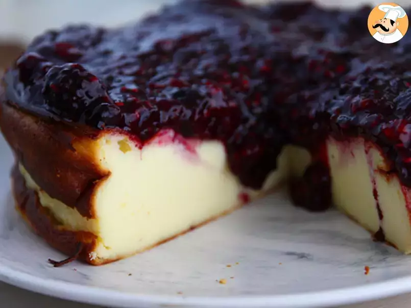 Cheesecake con latte condensato e frutti rossi - foto 3